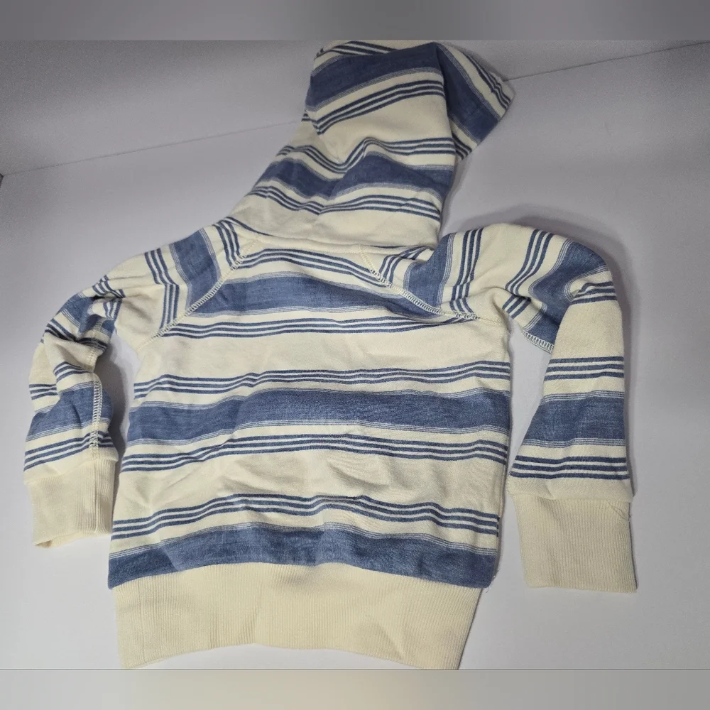 Polo by Ralph Lauren Blue and White Striped Hoodie 2T - Picture 4 of 5